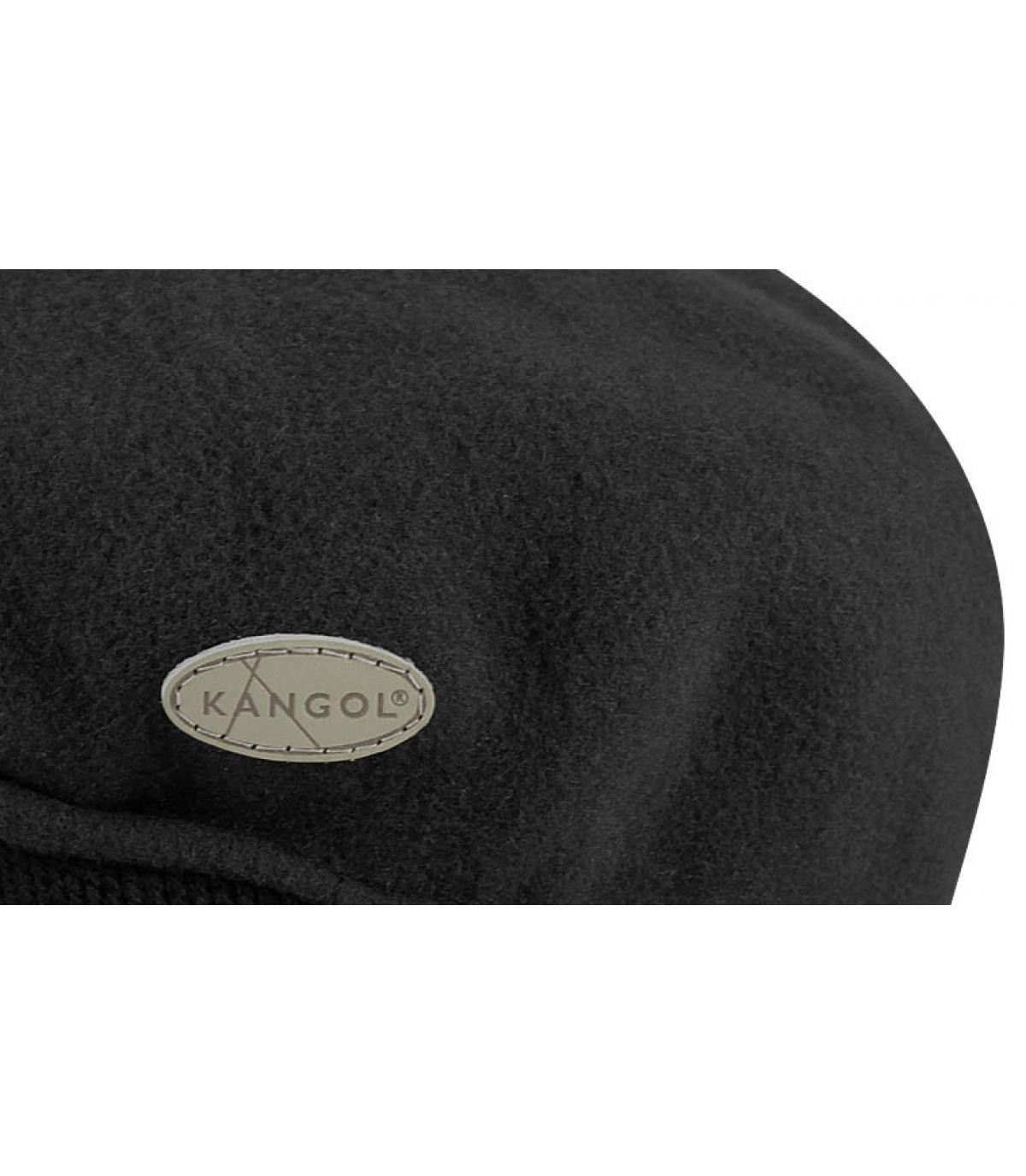 504 wool earflap black Kangol